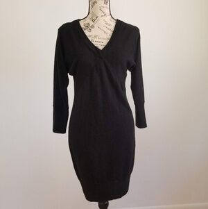 Fitted sweater dress